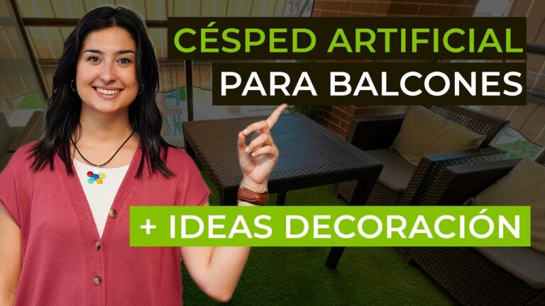 Balcones peque&ntilde;os: Transforma tu espacio con c&eacute;sped artificial