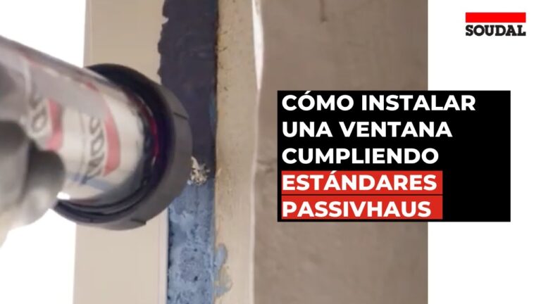 Gu&iacute;a para instalar ventanas Passivhaus de manera eficiente